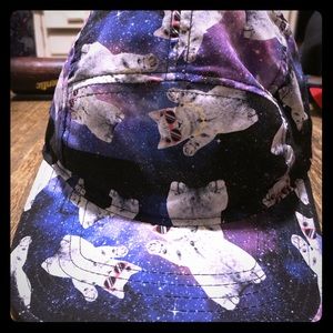 Cat design with space background